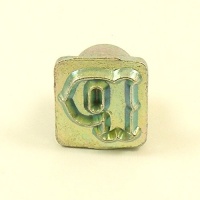12mm Decorative Letter P Embossing Stamp